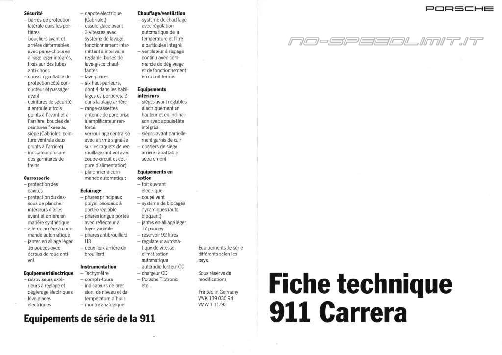 Porsche Literature 1994